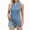 Blue, variant on yillto Womens Ribbed Tank Top Crew Neck Sleeveless Tunic Tops Casual Loose Cami Knit Summer Tees