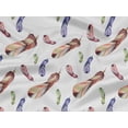 thumbnail image 5 of oneOone Rayon White Fabric Feather Feather Sewing Fabric By The Yard Printed Diy Clothing Sewing Supplies 56 Inch Wide, 5 of 5