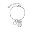 thumbnail image 2 of Delight Jewelry Silvertone Coach Eternity Ring Silvertone Discover Dream Explore Zoey Charm Bracelet, 6.5+2" Extender, 2 of 4