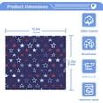 thumbnail image 5 of Coolnut Patriotic Star Washcloths 4 Pack, Highly Absorbent Soft Cotton Fingertip Towels for Bathroom, Kitchen, Gym, Spa, Home Decor, 12 x 12 Inch Washcloth Gift, 5 of 7
