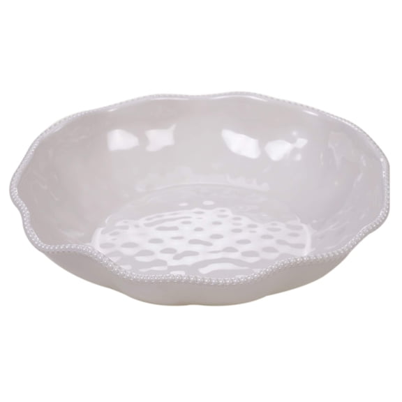 Certified International 27425 Perlette Cream Large Bowl 13.75" x 2.75" Servware, Accessories,Hostess Serving