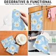thumbnail image 5 of Coolnut Kitchen Dish & Tea Towel Daisy Flower Reusable Cloths for Cooking and Drying Dishes for Home Kitchen Cleaning, 28x18in-6 PCS, 5 of 5