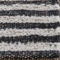 thumbnail image 3 of Nitt 8 x 10 Large Handwoven Jute Wool Area Rug, Asymmetrical, Brown, Black, 3 of 5