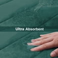 thumbnail image 5 of Buganda Memory Foam Bath Mats Soft Absorbent Bathroom Rugs 20" x 24", Dark Green, 5 of 8