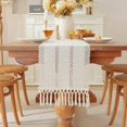 thumbnail image 3 of YQHWQ Ivory Cream Lace Table Decorations for Holiday Parties 12x90 Inch Wedding and Catering Cotton Linen Rustic Table Runner, 3 of 5