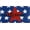 Patriotic Stars116, variant on 4th of July Door Mat,American Flag Star Indoor Outdoor Non-Slip Patriotic Summer Doormat,Entryway Front Porch Fourth of July Independence Day Welcome Door Mats for Entrance Decor 30" x 17"