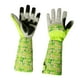 thumbnail image 3 of 2 guantes largos de jardinería para mujer y hombre. Verde, 3 of 9