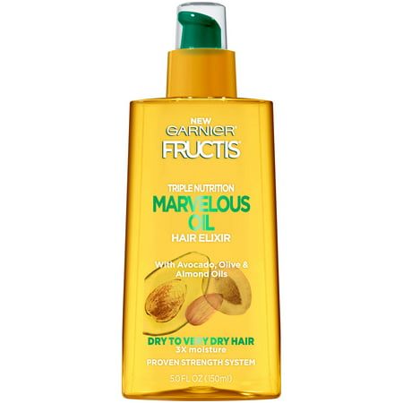 Garnier Fructis Triple Nutrition Marvelous Oil Hair Elixir 5 FL (Best Oil For Hair Repair)