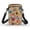 Colorful flowers, variant on HELLHERO Women Messenger Bag Ocean Life 4.33"x1.97"x7.09" Leakproof Unisex for Daily Commute or Casual Outings with Shoulder Strap