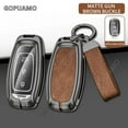 thumbnail image 4 of Zinc alloy+leather Key Case For Hyundai A 3 buttons key case Santa I30 IX35 Encino KONA Solaris Azera Grandeur Elantra Accent Fe, 4 of 17