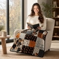 thumbnail image 7 of Throw Blanket Halloween Throw Blanket Soft Blanket Rustic Farmhouse Halloween Decoration for Sofa Bed Holiday Party Gifts, 7 of 7