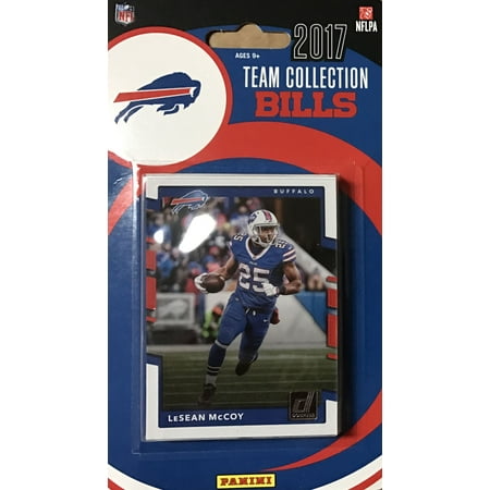 Buffalo Bills Coaster - Buffalo Bills 2017 Donruss Factory Sealed Team Set with LeSean McCoy, Tyrod Taylor, Bruce Smith plus
