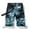 Black Cargo Shorts, variant on HOOMEUMY Men's Summer Cargo Shorts Tie Dye Camouflage Multi-Pocket Loose Fit Straight Work Shorts with Belt Blue M