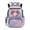 Marble Brown Axolotl, variant on Bulopur Pink Cat Paw Kids Backpack for Girls, Cute Cartoon Print School Bag Lightweight/Breathable/Durable/Waterproof Multi-Pocket Book Bag for Kids 6-12 Back to School