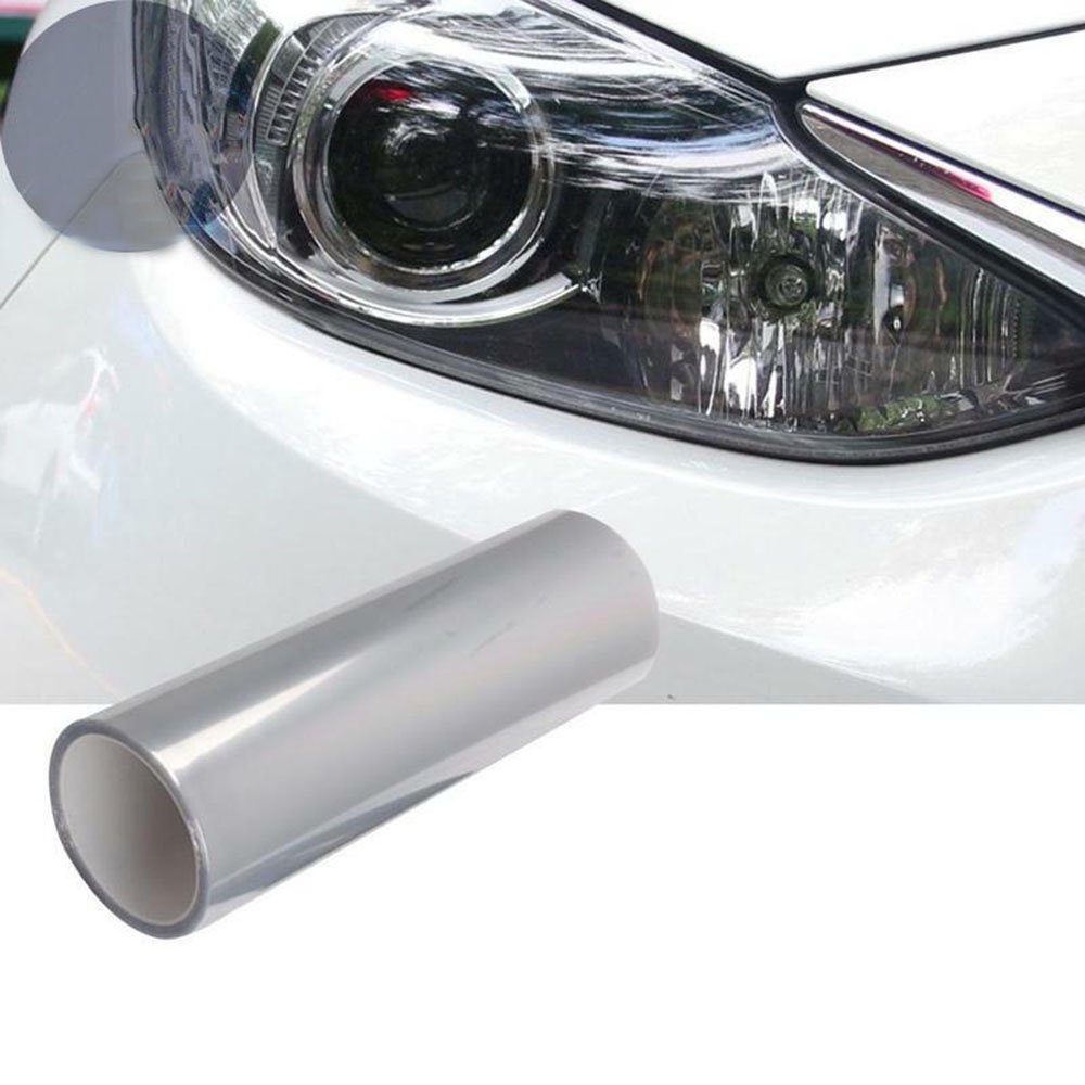 60CM Glossy 3Layer Car Headlight Lamp Protector Film Sticker Anti