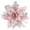 Pink, variant on 1 Pcs Artificial Christmas Glitter Flowers, Xmas Tree Flower Ornament Decor,Gold Xmas Glitter Poinsettia Artificial Flowers Christmas Tree Decorations Ornaments DIY Decor(Light Blue)