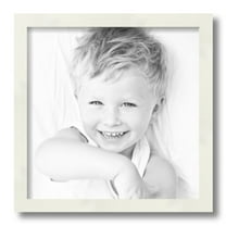 ArtToFrames 13" x 13" White Picture Frame, 13x13 inch White Wood Poster Frame (WOM-5140)