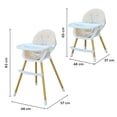 thumbnail image 4 of Silla Alta Periquera para Bebé 3 en 1 Lo Necesito 3 posiciones de ajuste., 4 of 5