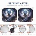thumbnail image 6 of Windshield Sun Shade, Dragon Colorful Moonlight Foldable Car Sun Shade Windshield for Front, 2 Pieces, 6 of 7