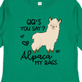 thumbnail image 4 of Inktastic Gigi's You Say Alpaca My Bags Boys or Girls Long Sleeve Toddler T-Shirt, 4 of 5