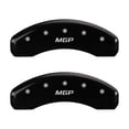 thumbnail image 2 of MGP 4 Caliper Covers Engraved Front & Rear MGP Black finish silver ch Fits select: 1997-2008 PORSCHE BOXSTER, 2007-2012 PORSCHE CAYMAN, 2 of 2
