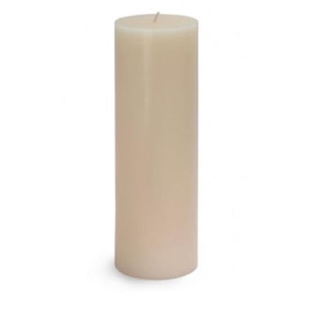 CPZ-094-12 3 x 9 in. Ivory Pillar Candles -12pcs-Case - Bulk