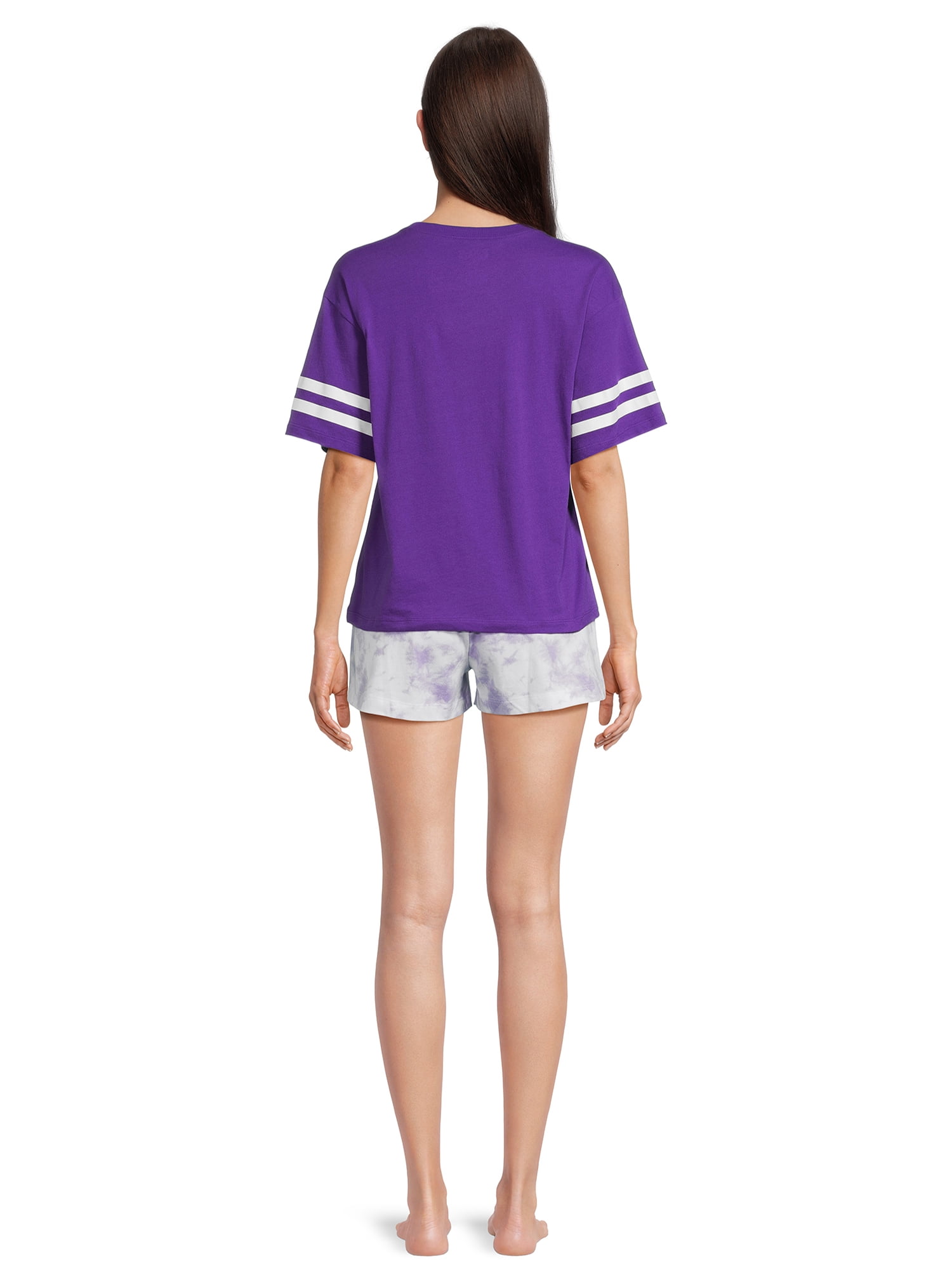 Bratz Women’s Graphic Tee and Shorts Lounge Set, 2-Piece, Sizes XS-3X