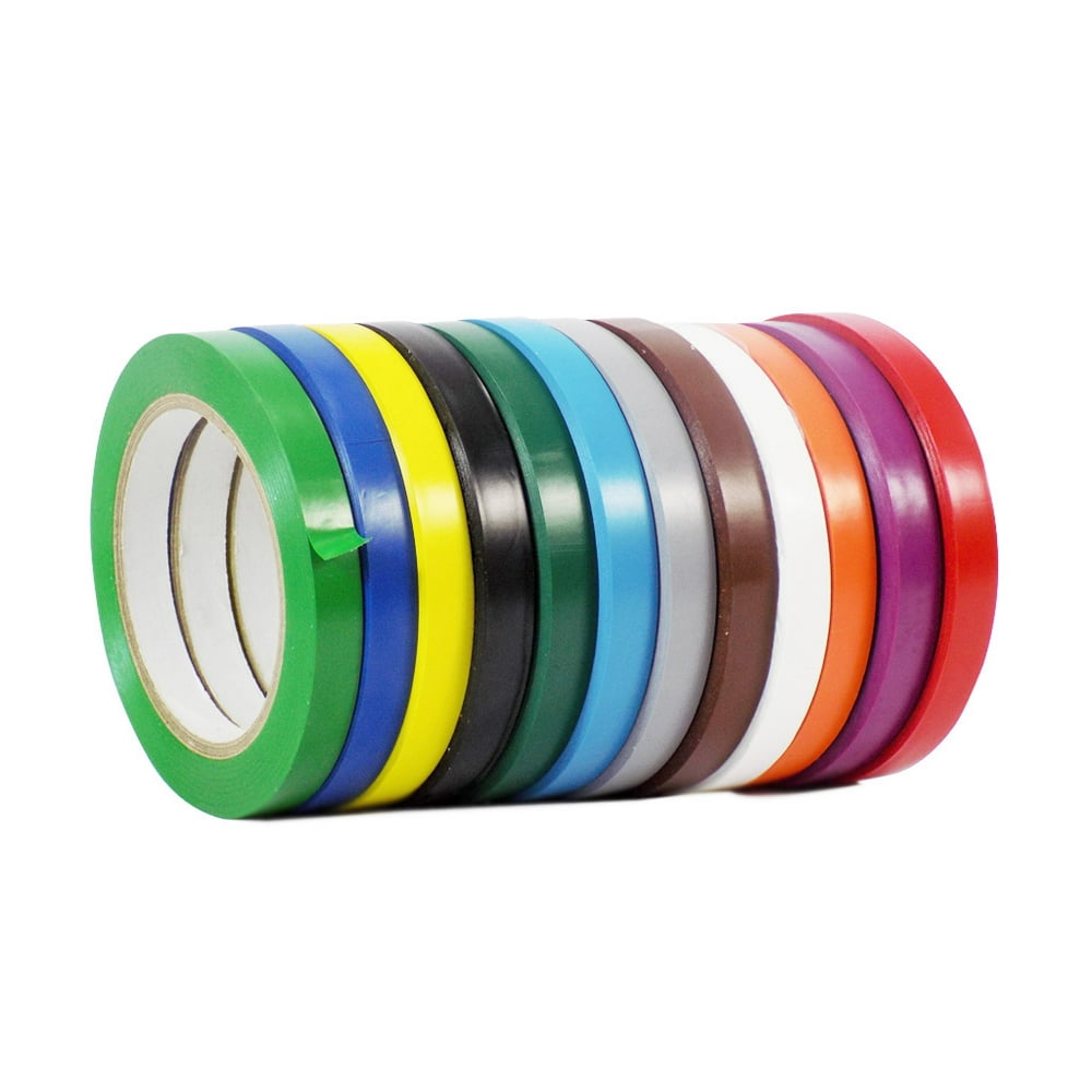MAT Vinyl Marking Tape Rainbow Pack 1/2 inch x 36 yds. 12Rolls