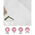 thumbnail image 6 of Vintage Flower Kitchen Dish Towels for Drying Dishes Set of 4, Green Spring Floral Leaves Pastoral Birds Plants Waffle Weave Microfiber Hand Tea Bathroom Towels Quick Dry & Absorbent Towel 12x12, 6 of 7