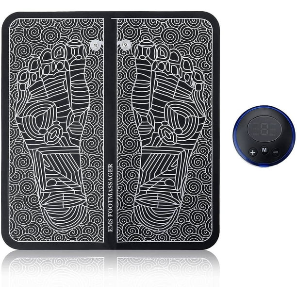 Masaje de pies EMS, masajeador de pies eléctrico, masaje de pies remodelador de piernas EMS, máquina de masaje eléctrica, promueve la circulación sanguínea y alivia el dolor muscular Xemadio MZQ-0763