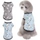 thumbnail image 3 of Ropa para perros, camiseta de verano para cachorros, chaleco bonito para perros pequeños, ropa con estampado de oso y gato, camiseta suave para perros, ropa para perros, azul JAMW Sencillez, 3 of 5
