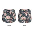 thumbnail image 6 of Uemuo Vintage Floral Pattern Women's Athletic Shorts High Waisted Running Shorts with Liner Pockets Gym Elastic Workout Shorts-Small, 6 of 9