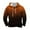 Orange, variant on ZCFZJW Ombre Hoodie Tops for Men Trendy Fall Winter Long Sleeve Casual Drawstring Hooded Outwear Coat Trendy Plush Thick Warm Pullover Sweatshirts with Pocket Army Green XXXL