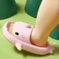 thumbnail image 3 of Slider Shoes Cartoon Shark Shape Sliders para niños Sandalias antideslizantes de verano TUNC Sencillez, 3 of 5