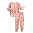 thumbnail image 6 of Wonder Nation Toddler Boys or Girls Cotton Long Sleeve Top and Pants Pajama Set, 6-Piece, Sizes 12M-5T, 6 of 7