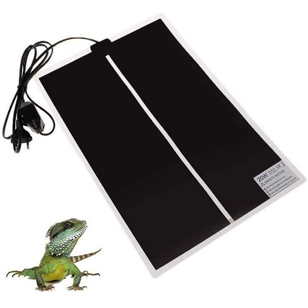 Reptile Heating Pad, 20W 16.5x11 inch Waterproof Reptile Heat Pad Under Tank Terrarium with Temperature Control, Safety Adjustable Reptile Heat Mat for Turtle, Tortoise, Snakes, Lizard, Gecko LingWen 9024736132676