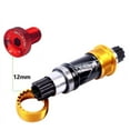 thumbnail image 4 of Xim 2Pcs Bicycle Bottom Bracket M12 Crankset Screw Road Bike Crankset Crank Arm Fixing Bolts Bike Screws Black, 4 of 6