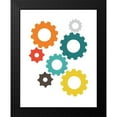 thumbnail image 2 of Robinson, Tamara 20x24 Black Modern Framed Museum Art Print Titled - Gears, 2 of 5