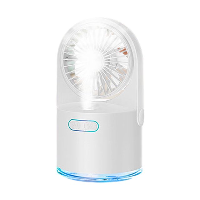Mini humidificador con ventilador - Mini humidificador USB para dormitorio, escritorio de oficina, viajes y automóvil