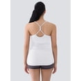 thumbnail image 2 of ANFERRY Maternity Tank Tops for Women Seamless Side Ruched Camisoles with Built in Bra Scoop Neck Y Back Pregnancy Basic Shirt, 2 of 10