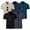 Z437, variant on 5 Pack Polo Shirt for Men's and Big Men's, Comfort Collar Casual Golf Polo Shirts with Sunglasses Loop, Sizes XL