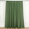 thumbnail image 2 of Efavormart 2 Pack | Olive Green Polyester Drapery Panels With Rod Pockets, Photography Backdrop Curtains, 5ftx8ft - 130 GSM, 2 of 9