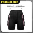 thumbnail image 6 of Protective Padded Shorts Crash Pants Outdoor Sports Mesh Fabric Impact Absorption for Snowboard Ski Skating Youth, 6 of 6