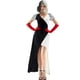 thumbnail image 2 of Disfraces de Halloween 2024 S-XL película Disfraz de Cruella Vestido de dálmata Disfraz de bruja COS en blanco y negro de Halloween Disfraz de payaso Disfraz de escenario, 2 of 5