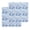 Sky, White, Silver, Mist, variant on Blue Ombre Floral Kitchen Dish Towels for Drying Dishes Set of 2, Sky Classic Minimalist Waffle Weave Microfiber Hand Tea Bathroom Towels Quick Dry & Absorbent Towel 12x12