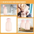 thumbnail image 5 of Voiceine 3pcs Travel Toiletries Bottles Travel Containers 3.4oz Leak Proof Travel Tubs Refillable Liquid Travel Accessories For Shampoo Conditioner Lotion Body Wash, 5 of 11