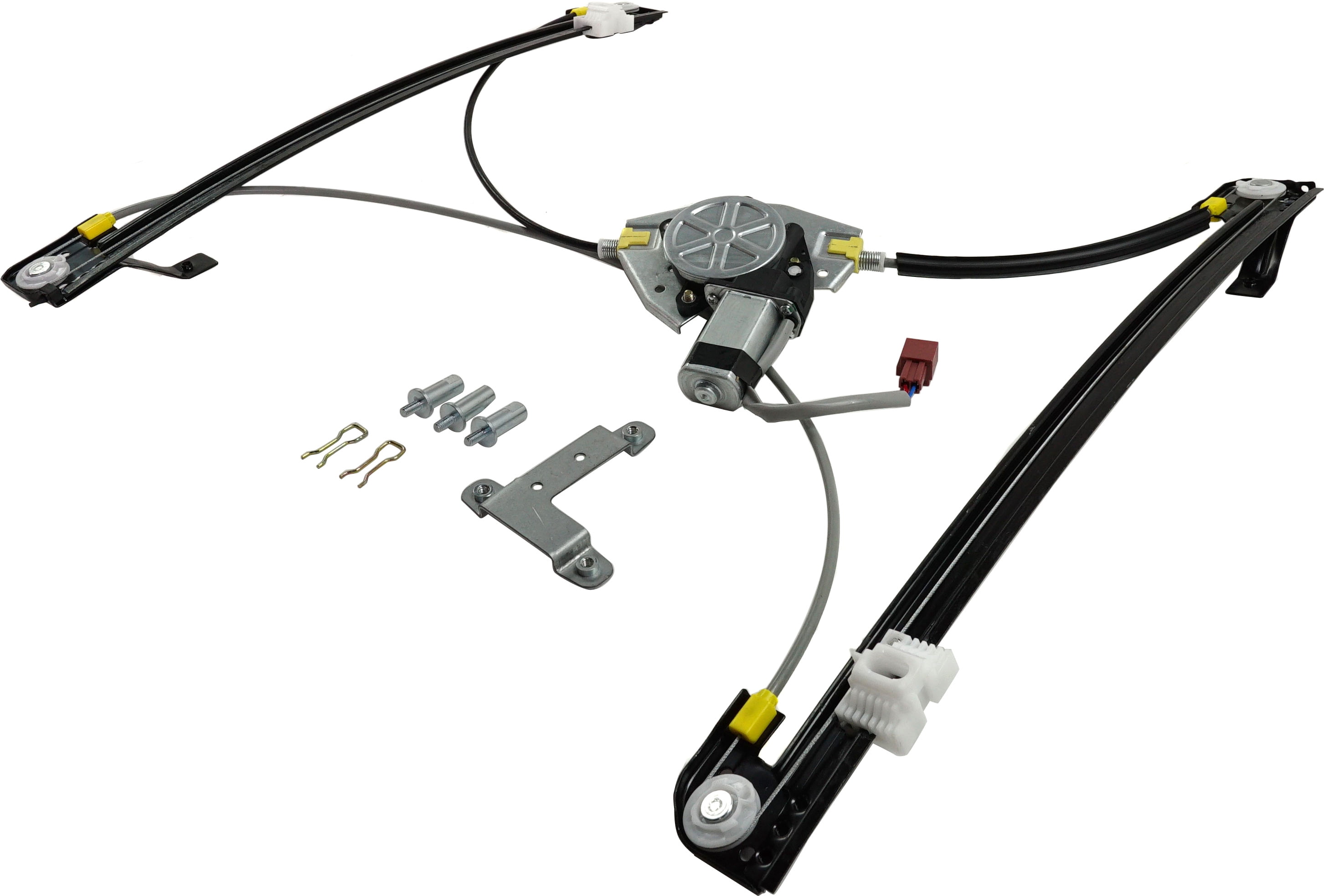 Window Regulator For 1996-2000 Dodge Grand Caravan Chrysler Town and Country Front, Left Driver Power With Motor