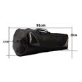 thumbnail image 4 of Wosthever Bolsa de hombro de tela Oxford de algodón Bolsa de escenario de trombón tenor para trombonista Accesorios para instrumentos musicales negro, 4 of 5