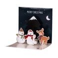 thumbnail image 1 of 3D Stereo Greeting Card Creative Christmas Message Card Holiday Card, 1 of 4