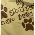 thumbnail image 5 of Siblings Have Paws Funny Animal Pet Toddler Boy Girl T Shirt Infant Toddler Brisco Brands 6M, 5 of 6